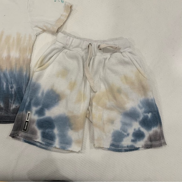 Vintage Havana Boys Tie Dye Tee & Shorts Set - size 4 - Picture 4 of 12